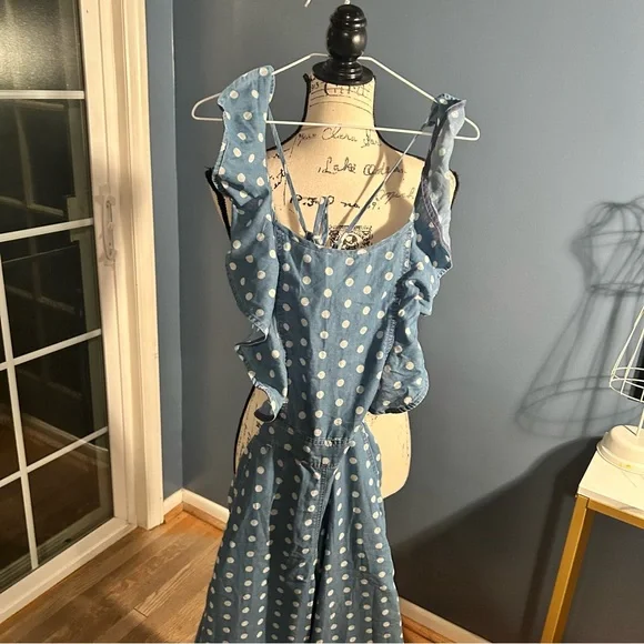 Fashion nova Polka dot open back jumpsuit - Picture 12 of 14